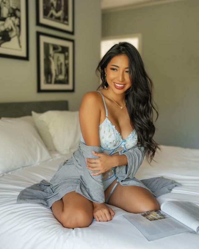 Danica Belle, an Asian Model with Beautiful Curvy Body