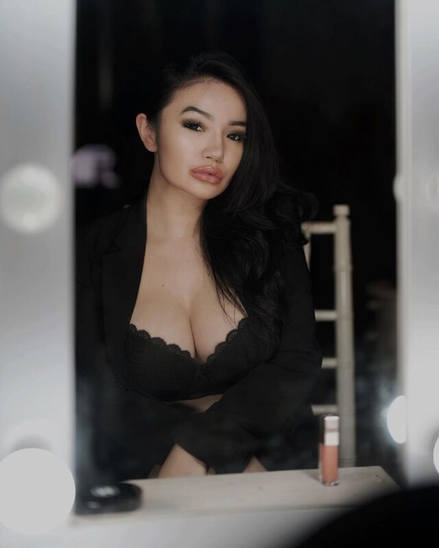 Busty Asian Stunner Monica Ardhea Show Her Big Boobs In Tight Tops